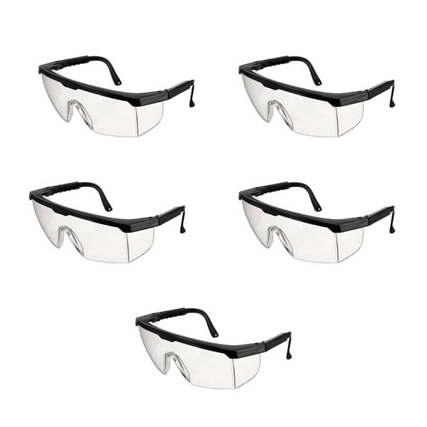 عینک ایمنی مدل uv400 بسته 5 عددی
