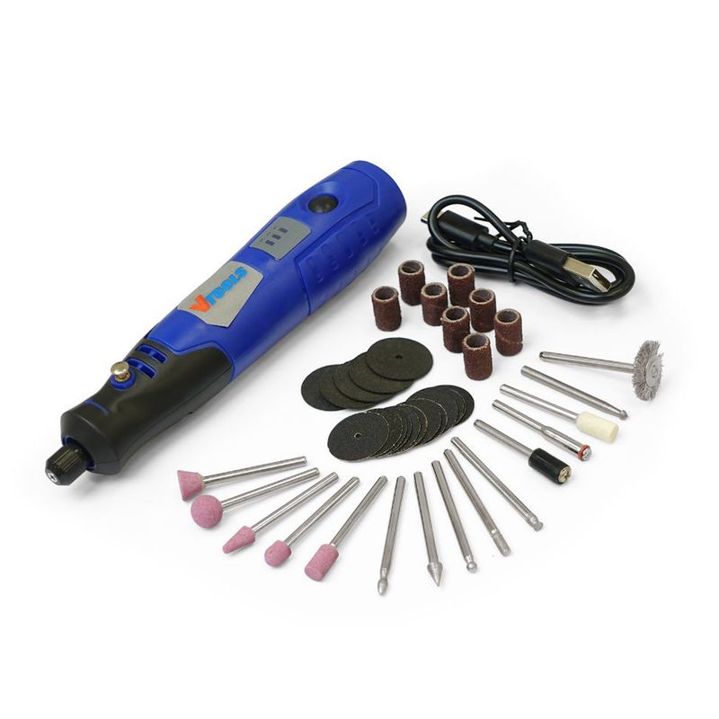 فرز مینیاتوری شارژی وی تولز مدل  yp vt1212 3.6v  مجموعه 43 عددی