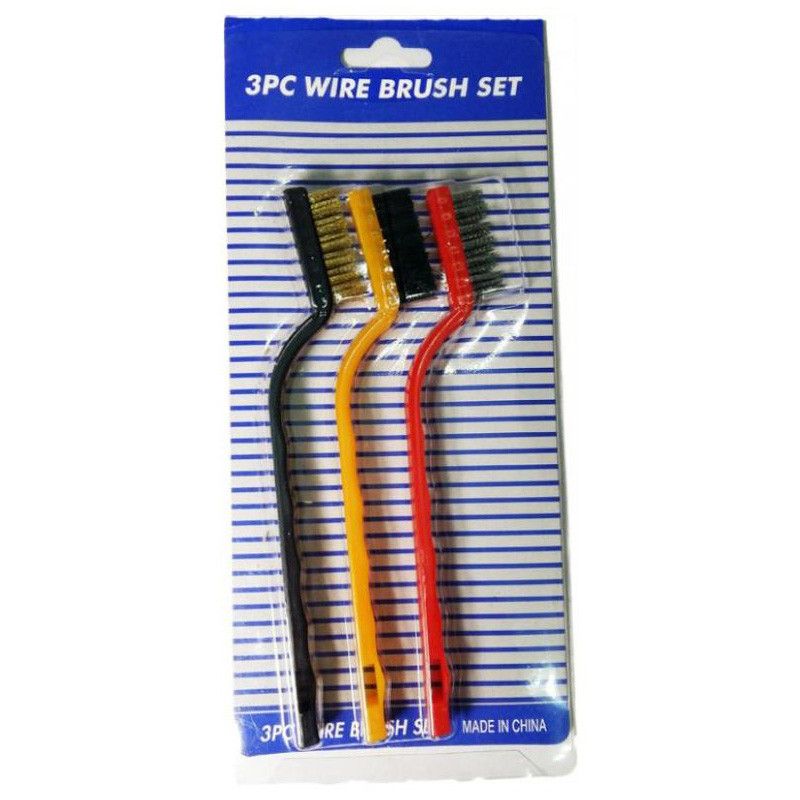 فرچه سیمی مسواکی مدل three roughness بسته 3 عددی