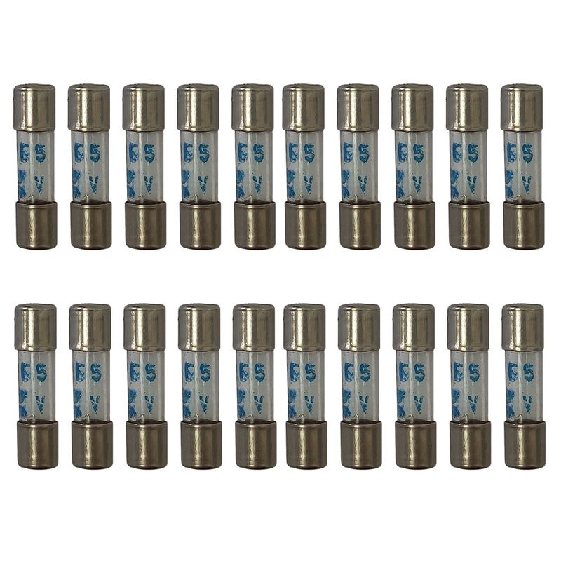 فیوز شیشه ای 10 آمپر مدل sk 10250 بسته 20 عددی