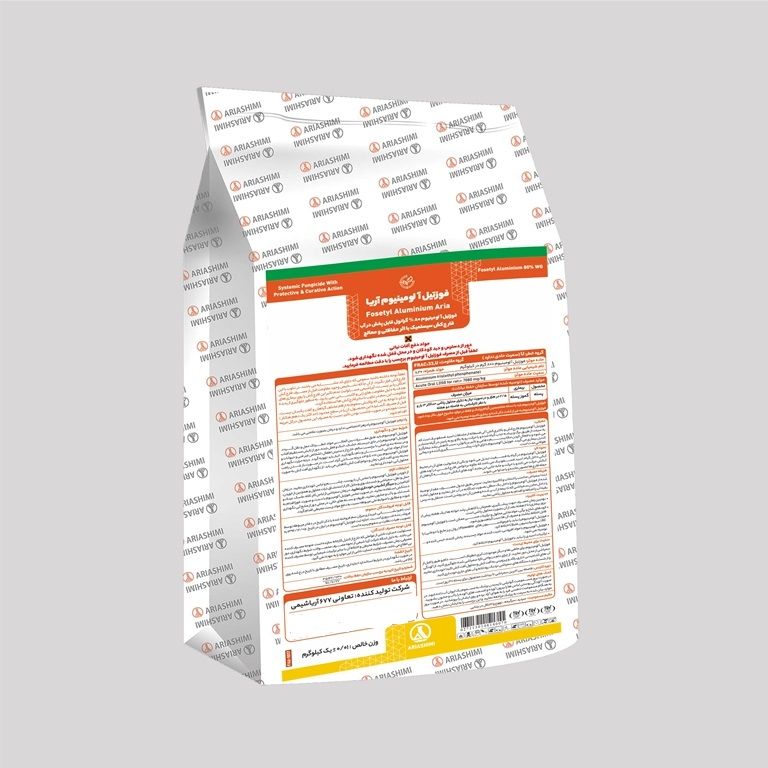 قارچکش الیت آریاشیمی مدل فوزتیل آلومینیوم وزن 500 گرم