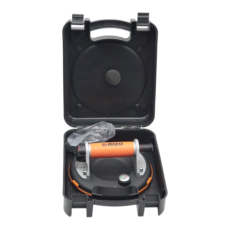 قاپک شیشه  ریزو مدل پمپی گییج دار فلزی کد yp felez sc200 8inch