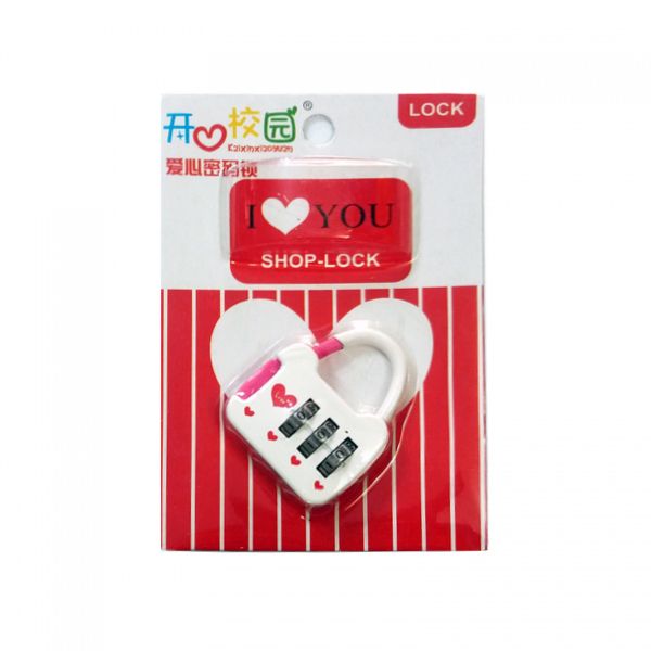 قفل آویز مدل shop lock طرح love