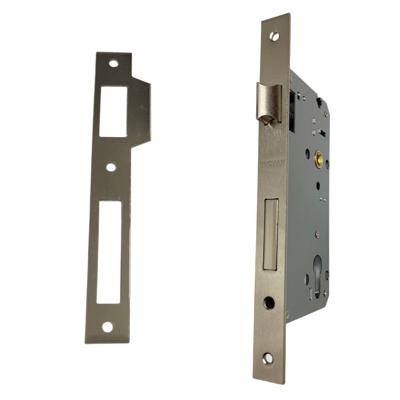 قفل در سوییچی آماتیس کد 7.5cm ss به همراه مقابل قفل