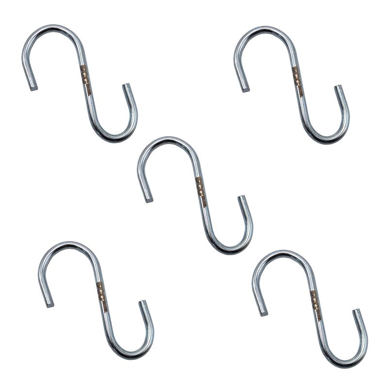 قلاب آویز مدل داگ طرح اس شکل کد ypk zakhim 7mm مجموعه 5 عددی
