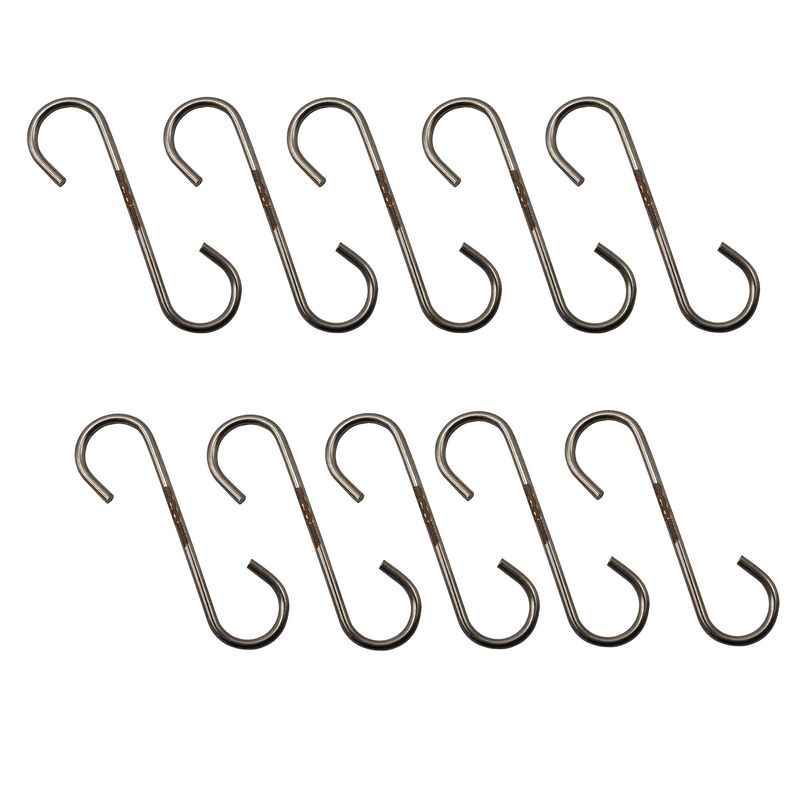 قلاب اویز مدل داگ طرح اس شکل کد ypb barik 9.5cm مجموعه 10 عددی