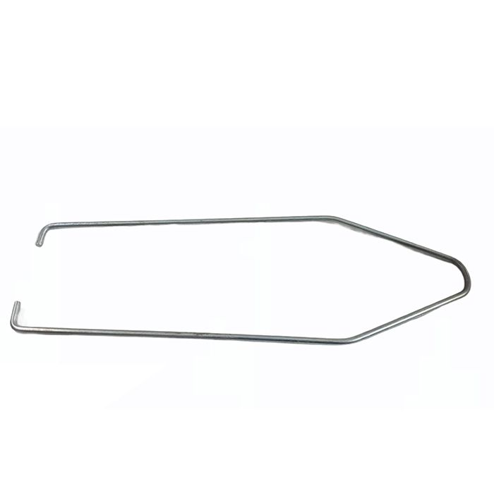 قلاب میلگرد بستر گالوانیزه مدل b10 15 30 بسته 50 عددی