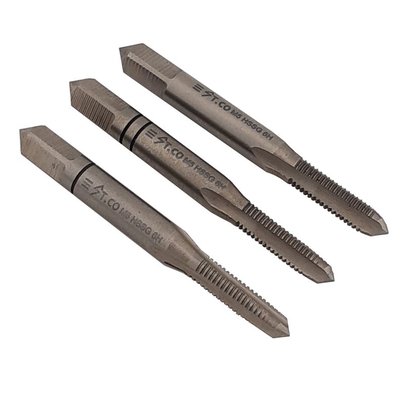 قلاویز دستی استیکو مدل m5 0.8 hssg سایز 5 میلی متر مجموعه 3 عددی