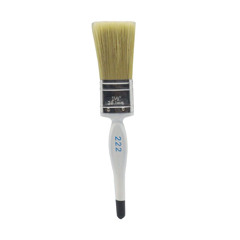 قلم مو نقاشی مدل چوبی کد yp roghani 38.1mm_1.5inch سایز 1.5 اینچ