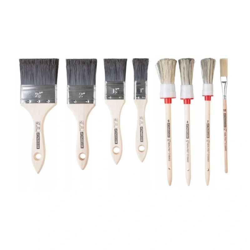 قلم مو نقاشی پارکساید مدل pa 21133871 مجموعه 8 عددی