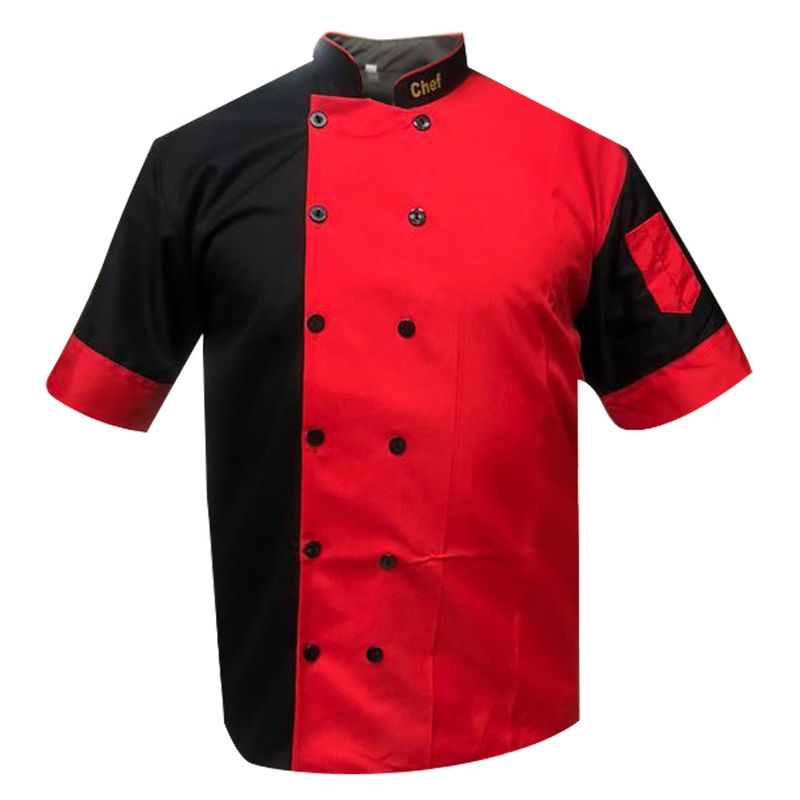لباس کار مدل chef1 رنگ قرمز