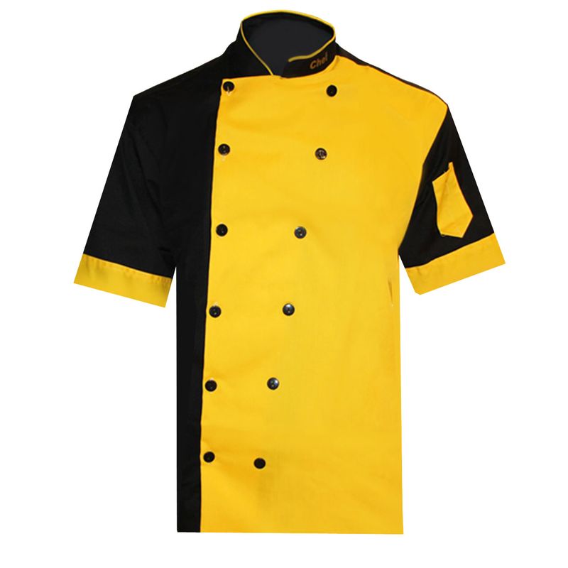 لباس کار مدل چف chef igd رنگ زرد
