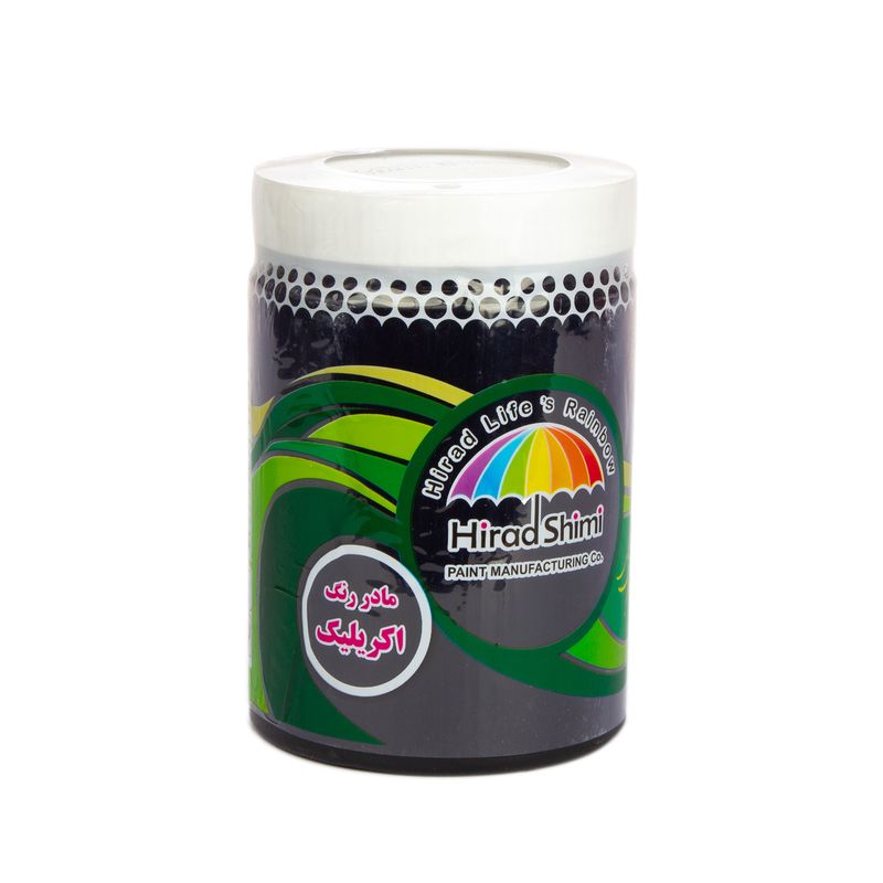 مادر رنگ اکرولیک مشکی هیراد شیمی کد dco1600 وزن 800 گرم