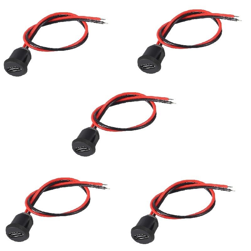 مادگی پنلی usb type c مدل teca بسته 5 عددی
