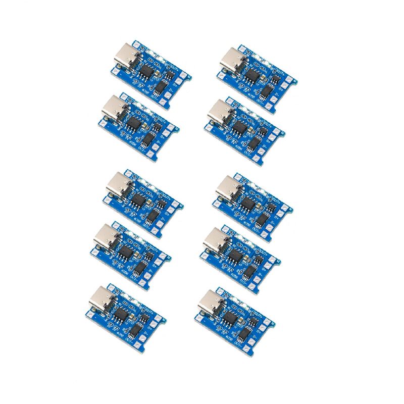 ماژول شارژ باتری لیتیومی مدل tp 4056typec بسته 10 عددی