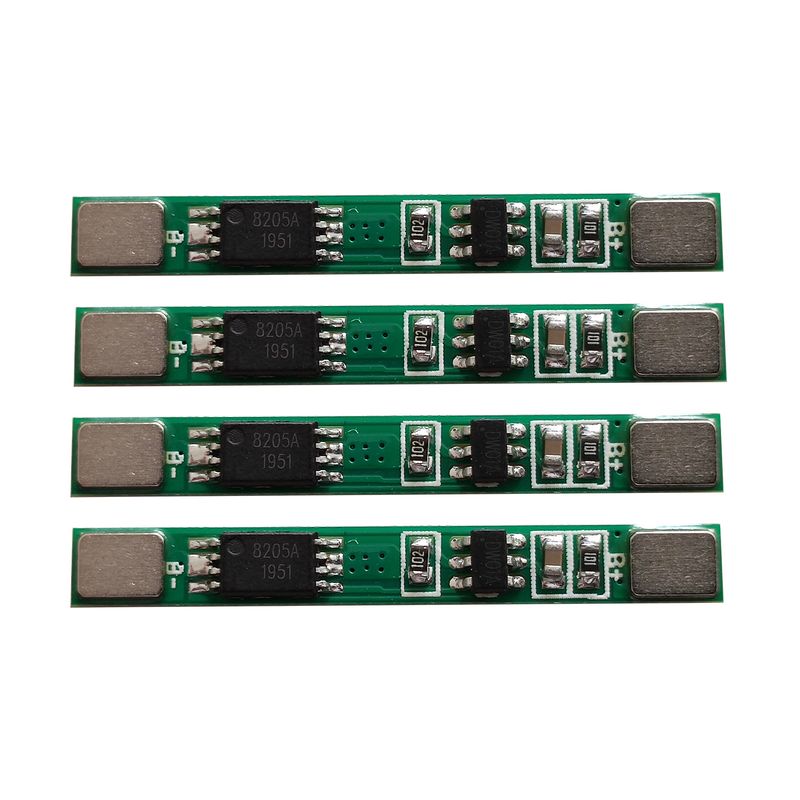 ماژول محافظ شارژ و دشارژ باتری لیتیومی مدل 1s 2a بسته 4 عددی