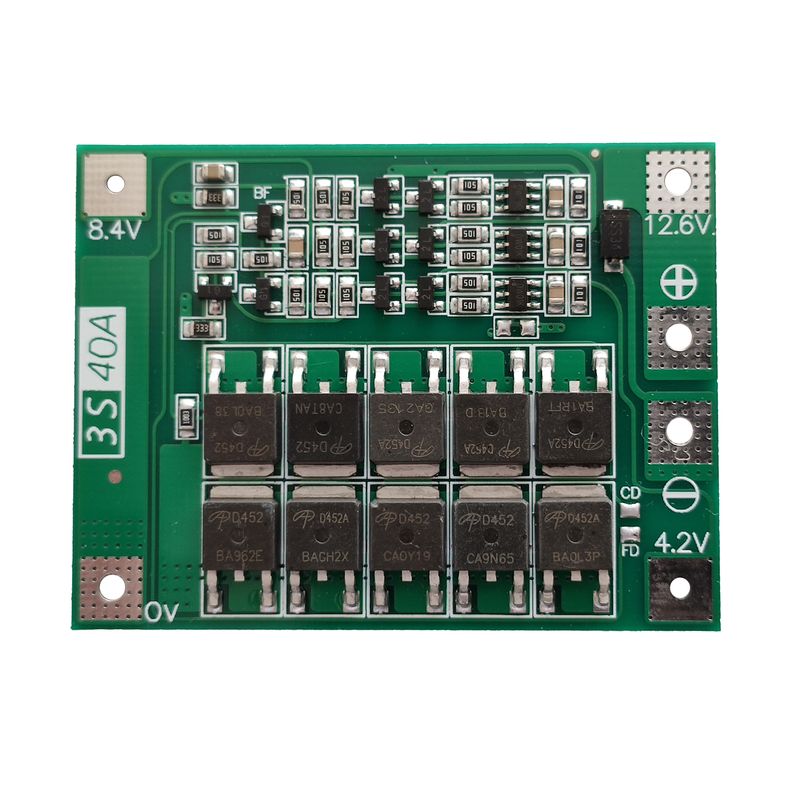 ماژول محافظ شارژ و دشارژ باتری لیتیومی مدل 3s 40a کد ren 3 40