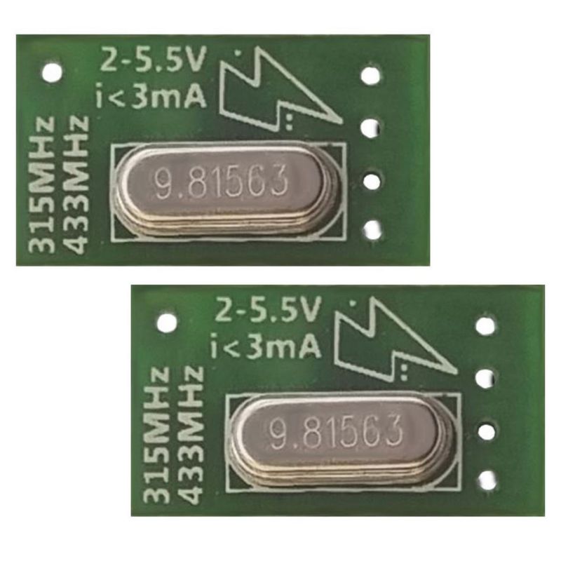 ماژول گیرنده رادیویی مدل ask 315 mhz بسته 2 عددی