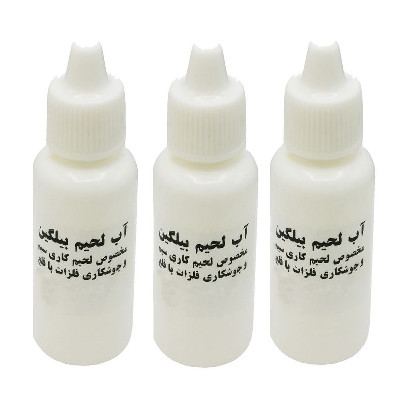 مایع فلاکس لحیم کاری بیلگین مدل a75 حجم 25 میلی لیتر بسته 3 عددی