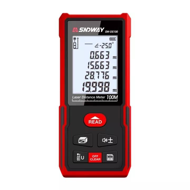 متر لیزری سندوی مدل sw ds100
