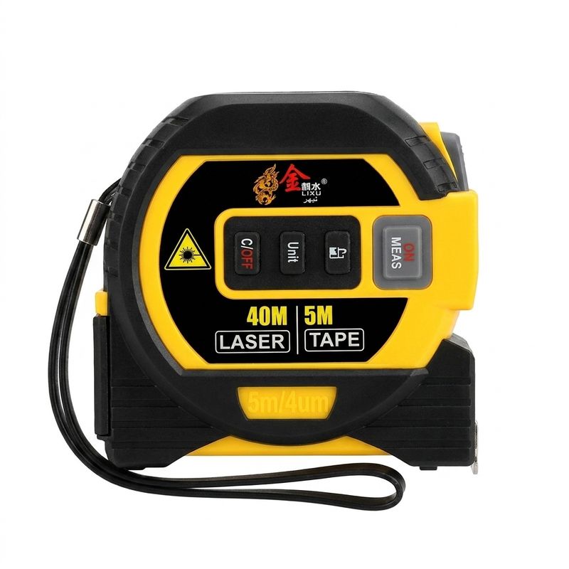 متر لیزری لیهو مدل lihu 3 in 1 laser measuring tape برد 40 متر