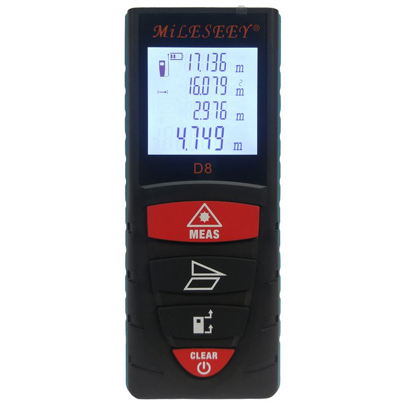 متر لیزری مایلسی مدل d8 80m