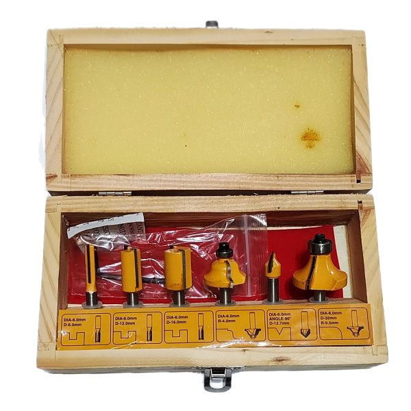 مته اور فرز اینکو مدل akrt0601 مجموعه 6 عددی