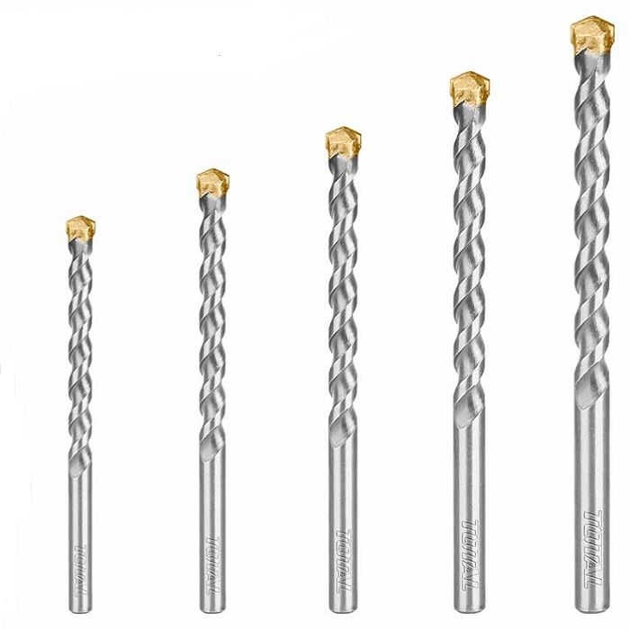 مته دیوار توتال مدل tacsd5055 مجموعه 5 عددی