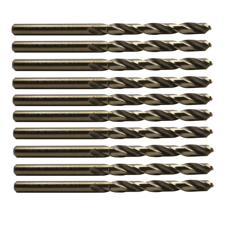 مته کبالت ام زد مدل yp hss size5.5 سایز 5.5میلی متر مجموعه 10 عددی