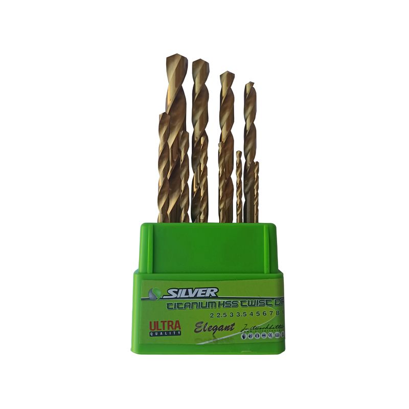 مجموعه 10 عددی مته آهن سیلور مدل gt bt10