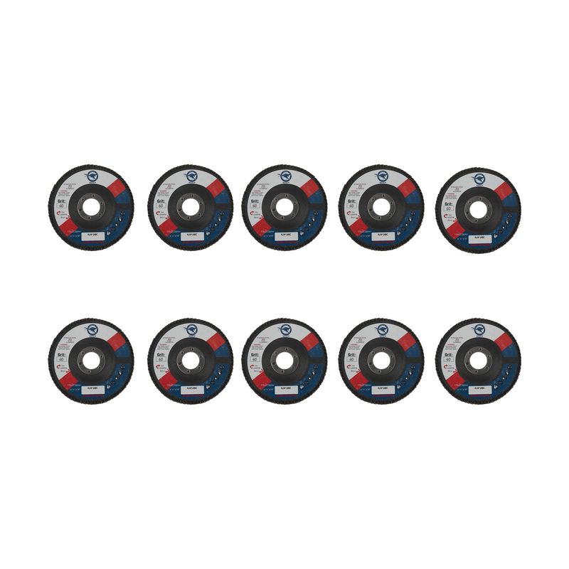 مجموعه 10عددی سنباده فلاپ دیسک مدل z120_11522