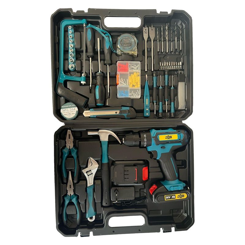 مجموعه 180 عددی پیچ گوشتی شارژی جاب مدل jb 4009