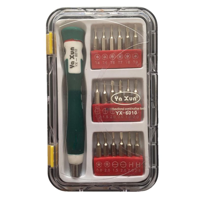 مجموعه 19 عددی سری پیچ گوشتی یاکسون مدل yx 6010