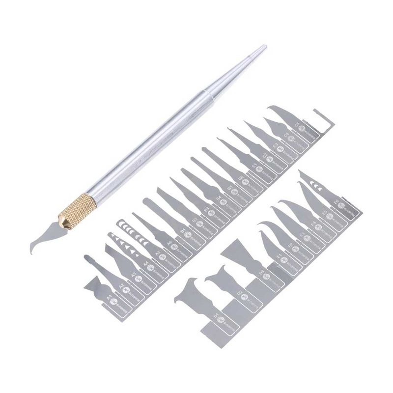 مجموعه 28 عددی تیغ و کاردک تعویض آی سی سانشاین مدل ss 101a