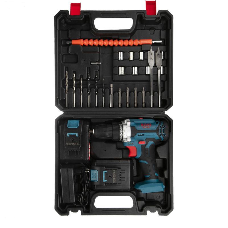 مجموعه 29 عددی پیچ گوشتی شارژی باس مدل bs123sls2batteries