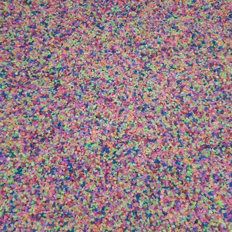 مجموعه 3 بسته ای سنگ رنگی شب تاب مدل black light sand
