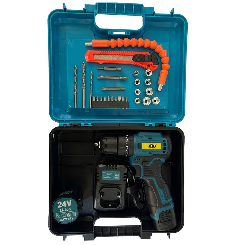 مجموعه 35 عددی پیچ گوشتی شارژی جاب مدل jsb 24 li brushless