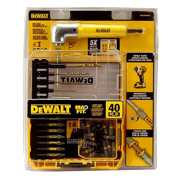 مجموعه 40 عددی رابط مته و سری پیچ گوشتی دیوالت مدل dwac40setra