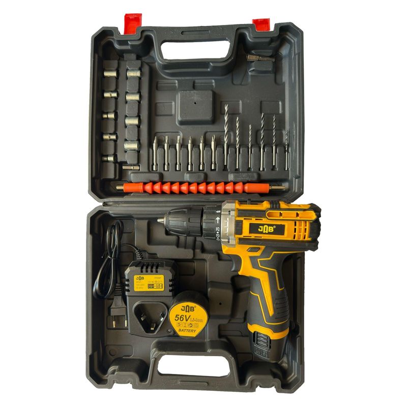 مجموعه 40 عدی دریل پبچ گوشتی شارژی جاب مدل jb 6060