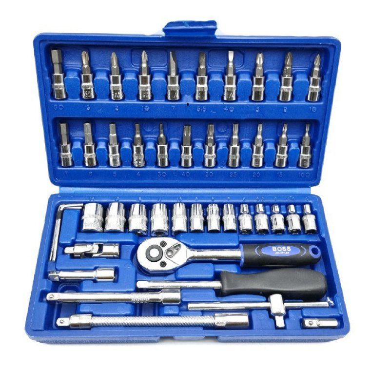 مجموعه 46 عددی آچار و سری بکس مدل socket tools set