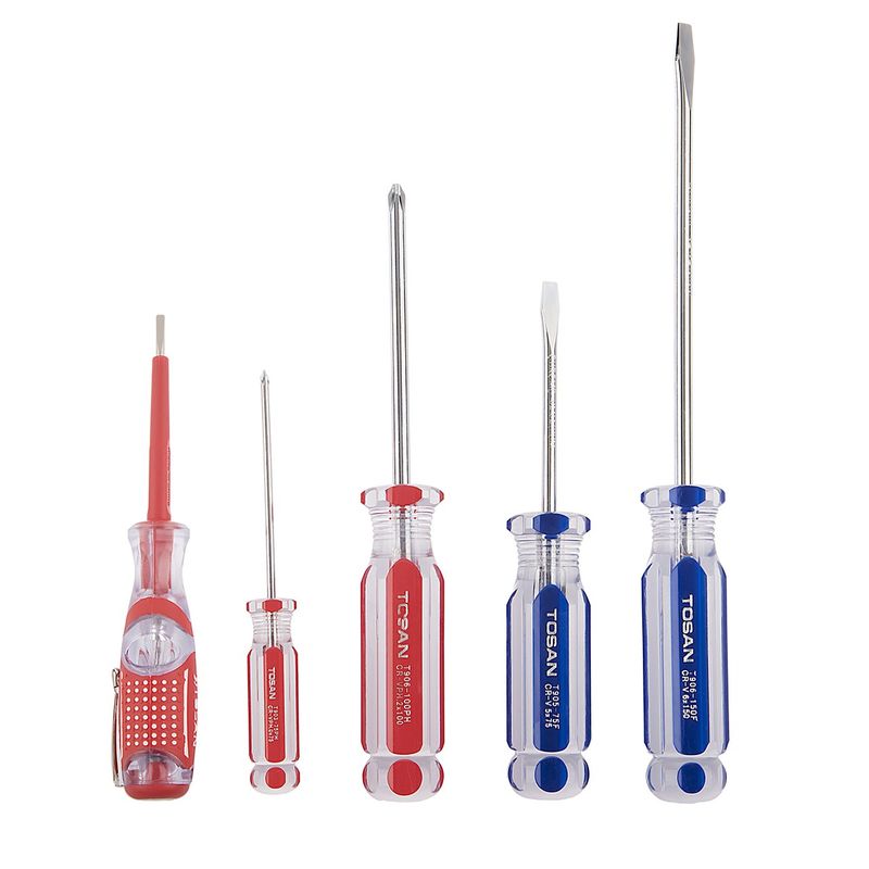 مجموعه 5 عددی پیچ گوشتی و فازمتر توسن مدل t90n sb5s