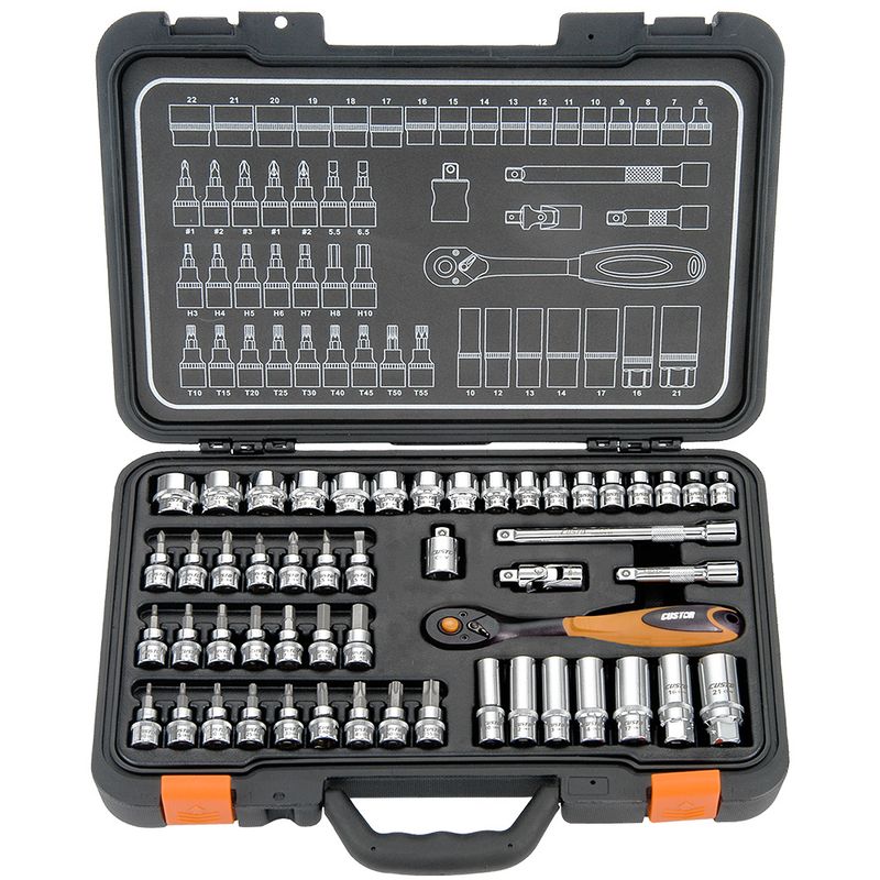 مجموعه 52 عددی ابزار کاستور مدل tk 03052c