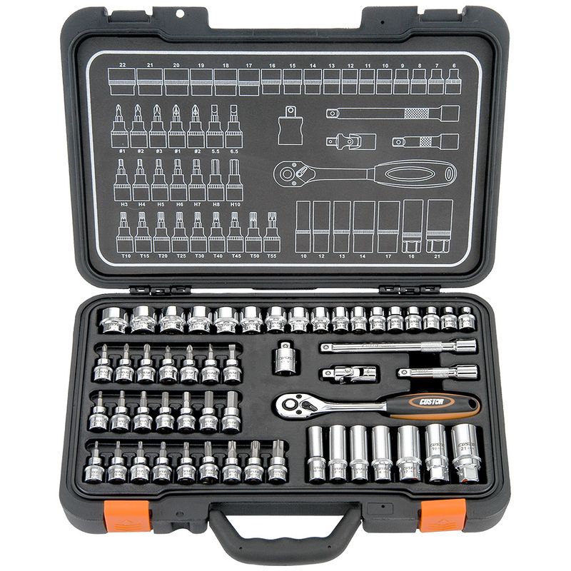مجموعه 52 عددی ابزار کاستور مدل tk 03052k