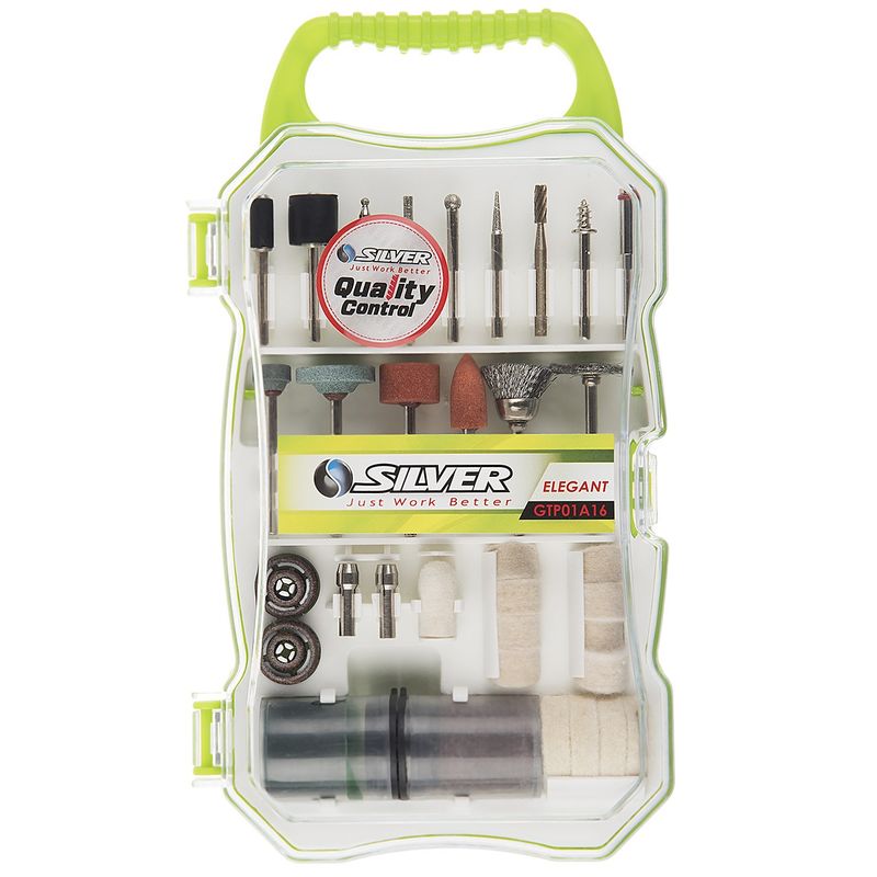 مجموعه 70 عددی سری فرز انگشتی سیلور مدل gtp01a16