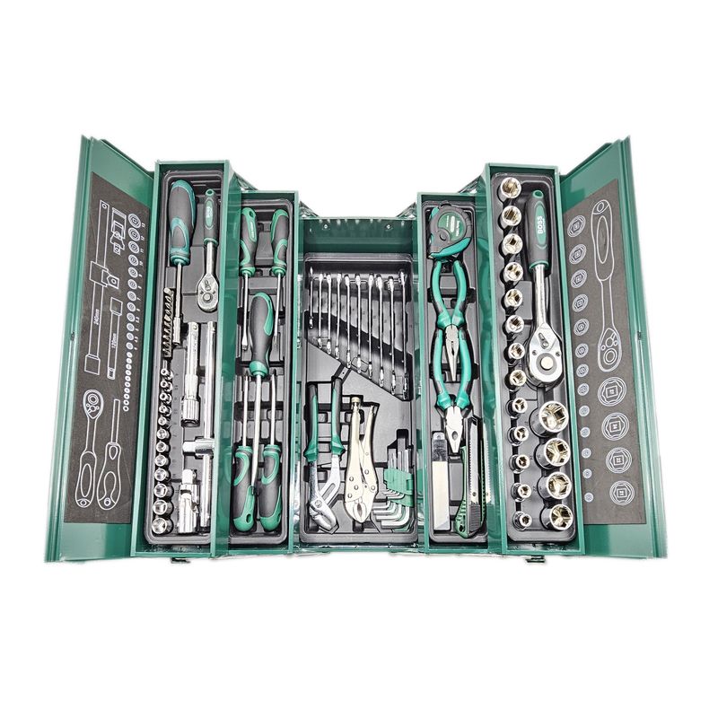 مجموعه 85 عددی ابزار صنعتی باس مدل 85pcs کد cr v