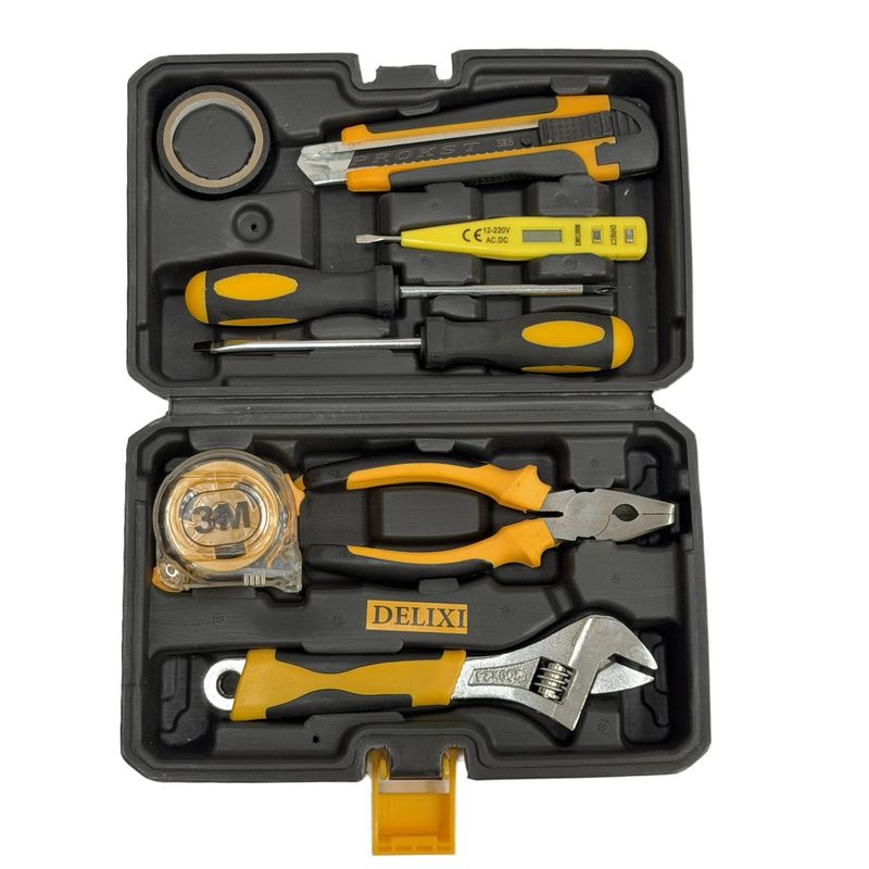 مجموعه 9 عددی ابزار دستی دلیکسی مدل dlx9pc