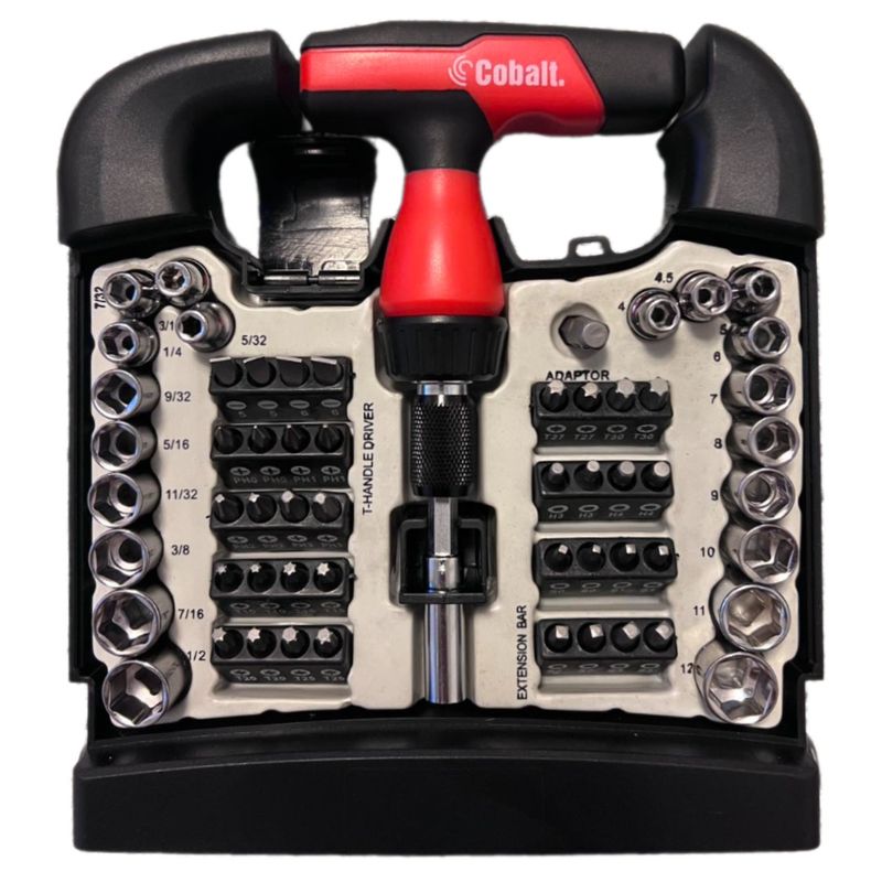 مجموعه ابزار 59 عددی کبالت مدل ratcheting screwdriver