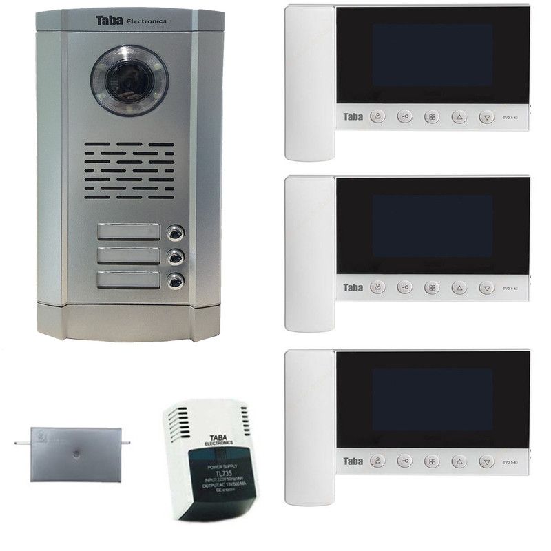 مجموعه دربازکن تصویری تابا مدل tvd 5 43 tvp 1860
