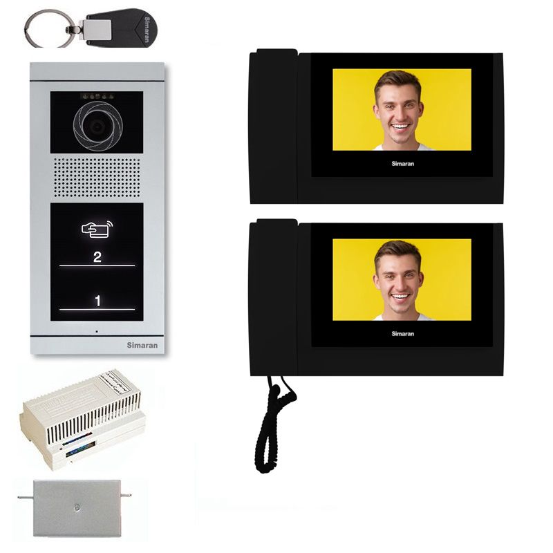 مجموعه دربازکن سیماران مدل 78m100 wifi   vfbt2 دو واحدی مجموعه 5 عددی