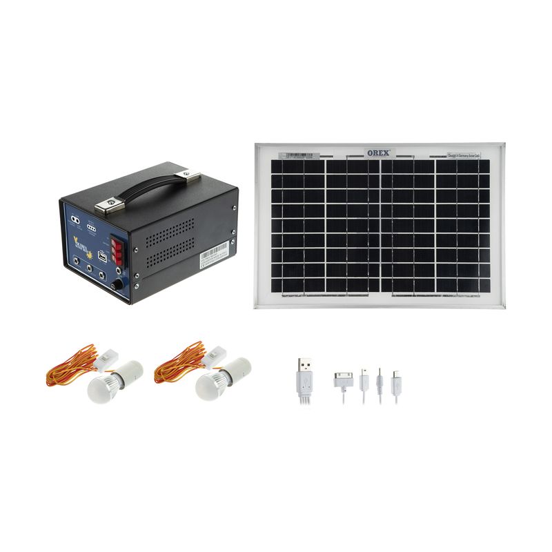 مجموعه پنل خورشیدی جی اچ سولار مدلar p10w توان 10 وات